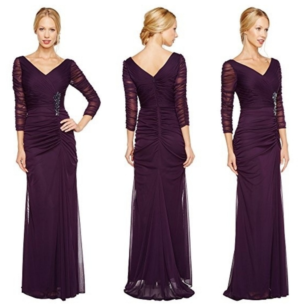 Adrianna Papell Drape Covered Gown